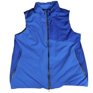 Lululemon Sz XL Pinnacle Warmth Puff Vest Down 700 Fill Men's Royal Blue DKRL